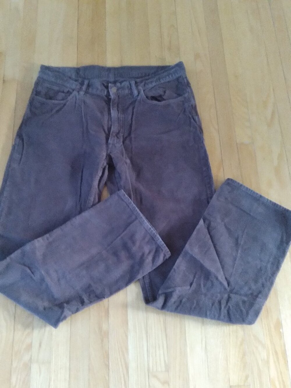 Polo Ralph Lauren, Brown Pants, Cotton, Size - 34/32